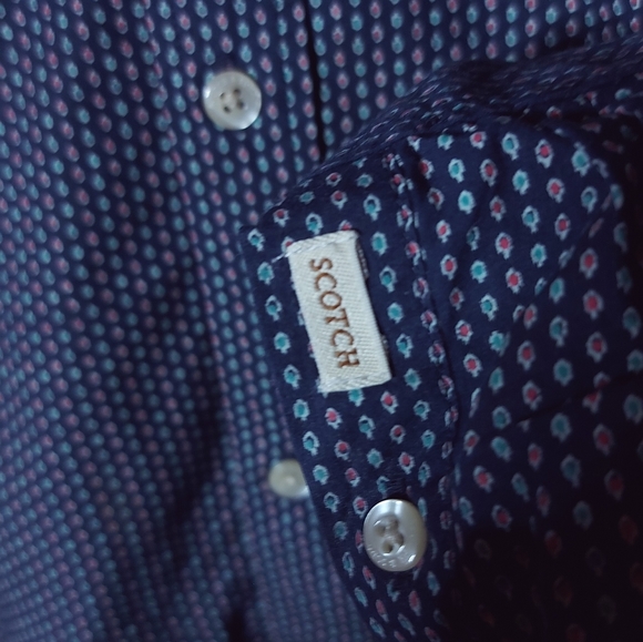 SCOTCH & SODA BUTTON DOWN MENS SHIRT! - Picture 5 of 7